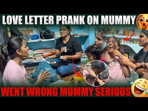 Love letter prank on Mummy went wrong మమ్మీ సీరియస్@pareshanboys 