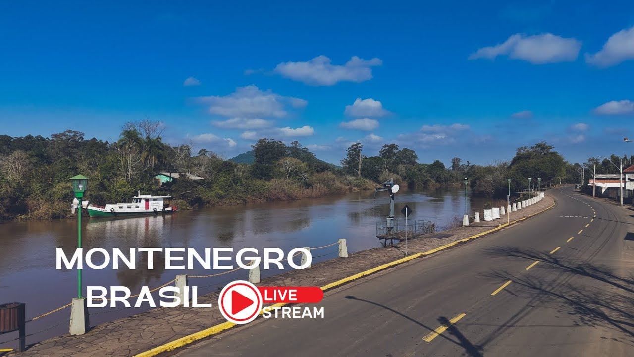Live webcam view of Rio Caí Downstream Waterfront Monitor