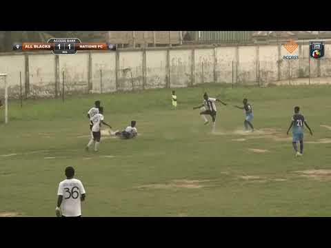 SWEDRU ALL BLACKS 1 - 1 NATIONS FC - 2022/23 ACCESS BANK DIVISION ONE LEAGUE HIGHLIGHT