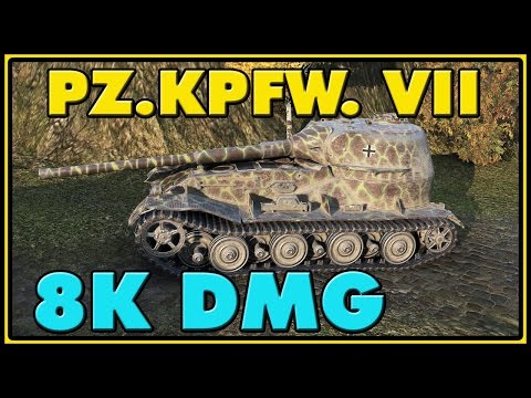 World of Tanks | Pz.Kpfw. VII - 7 Kills - 8K Damage
