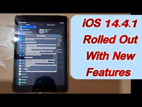 iOS 14.4.1 OTA  Update Rolling Out ! With New Features ?