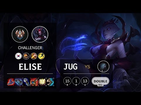 Elise Jungle vs Kindred - KR Challenger Patch 10.11
