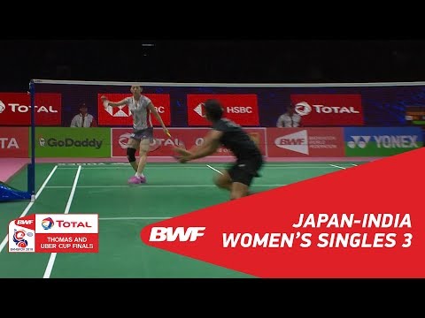 Uber Cup | WS3 | Sayaka TAKAHASHI (JPN) vs Anura PRABHUDESAI (IND) | BWF 2018