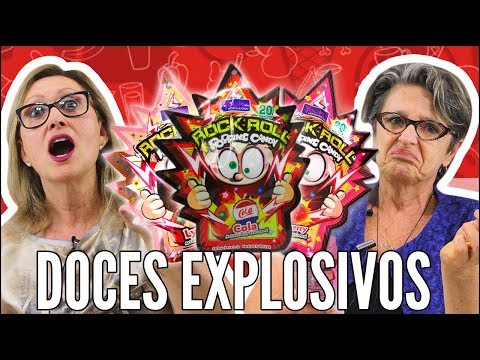 IDOSOS PROVANDO BALAS EXPLOSIVAS - DOCES QUE EXPLODEM