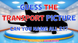 Guess the Transport Picture 🚆 | Can You Name Them All? | 4K
