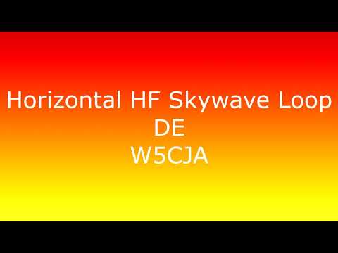 HF Horizontal Loop Antenna #hamradio