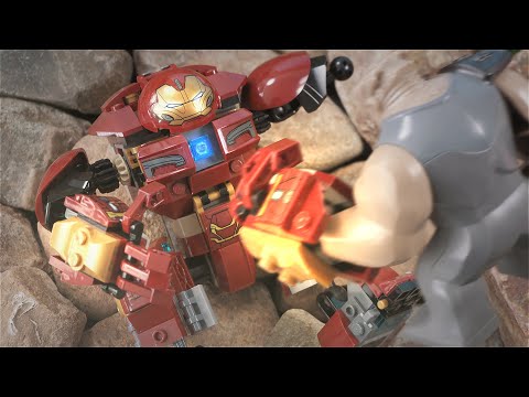 LEGO Avengers Infinity War | Hulkbuster VS Cull Obsidian Scene | Wakanda Battle | Lego Stop Motion