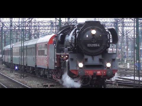 03 2155-4 mit Sonderzug im Breslau | 08.10.2016