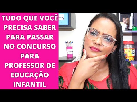 COMO PASSAR NO CONCURSO PARA EDUCAÇÃO INFANTIL | NATÁLIA DE JESUS