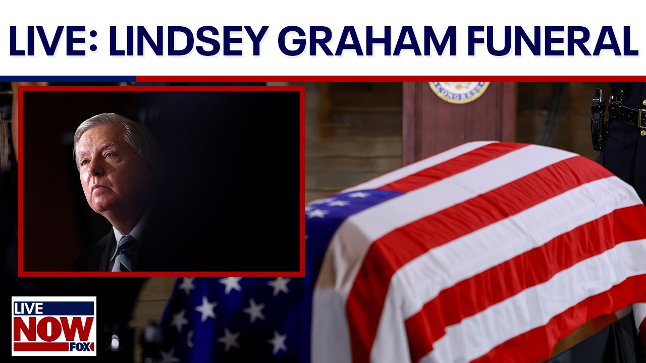 LIVE SOON: Lindsey Graham public procession & funeral in South Carolina