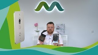 Mathfel 2-Draht Technik Videotürsprechanlage für 1-Familienhäuser