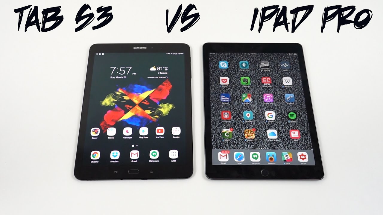 Samsung Galaxy Tab S3 vs Apple iPad Pro 9.7: Which Should You Buy?