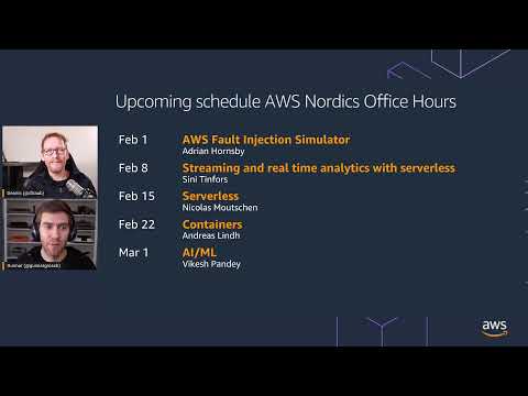 AWS Nordics Office Hours on AWS re:Invent with Gunnar Grosch and Dennis Traub