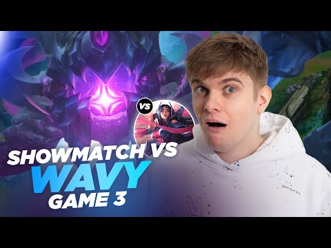 RHOBALAS : SHOWMATCH VS WAVY - VEL'KOZ VS IRELIA | LOL FR