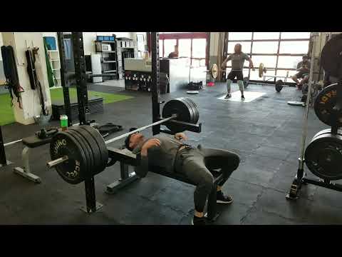 Barbell Pin Bench Press