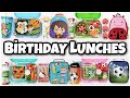 Fixing YOUR DREAM BIRTHDAY Lunch Ideas 🍰 Bunches of Lunches