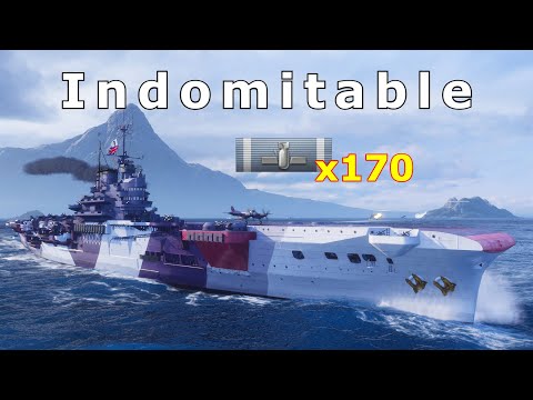 World of WarShips Indomitable - 3 Kills 210K Damage