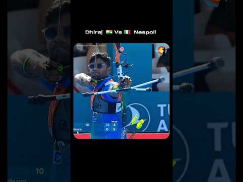 Dhiraj Boomadevara 🇮🇳 Vs 🇮🇹 Mauro Nespoli, Great Match 👍 🎯 #archary #indianarchery #worldarchery