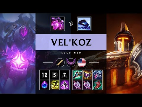 Vel'Koz Mid vs Xerath - NA Master Patch 25.14