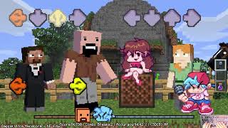 Cover art for FNF Vs. Steve Pre Final Update Notch - Gapple (Ultra Hardcore) (4k)