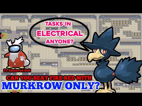 Can you beat Pokémon FIRE RED with only a MURKROW? (NO ITEMS)| Pokemon Challenge