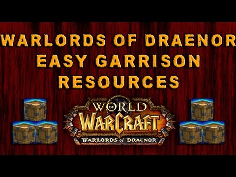 WoD Garrison Resource Farming
