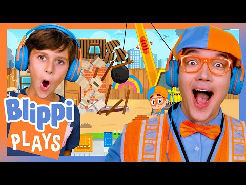 Blippi Plays His New Curiosity Club App with Meekah & Roland