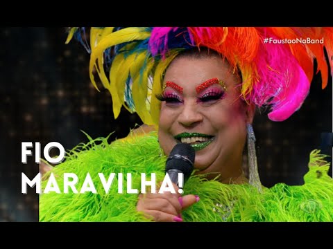 Maria Alcina arrasa com sucess: Faustão Maravilha, nós gostamos de você! | FAUSTÃO NA BAND