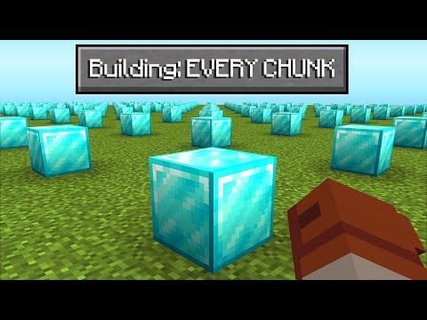 Laff - Minecraft But Building Affects EVERY CHUNK...