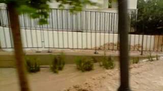 preview picture of video 'Inundación del 16/09/2009 en La Torre Golf Resort, Polaris World'