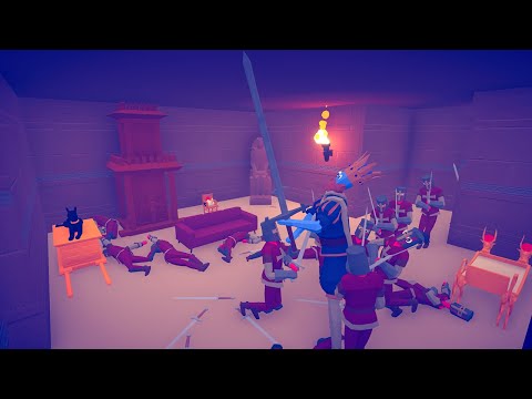 THE KING vs EVERY UNIT IN EGYPT'S SECRET CAVE 𓂀🔺| Totally Accurate Battle Simulator TABS