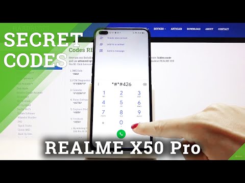 How to Use Secret Codes in Realme X50 Pro- Enter Secret Codes