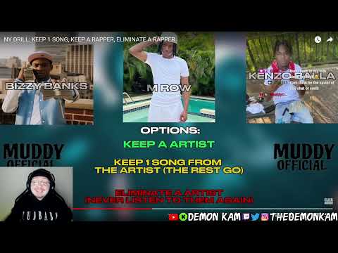 Demon Kam Reacts to NY DRILL: KEEP 1 SONG, KEEP A RAPPER, ELIMINATE A RAPPER