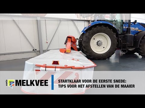 Tips voor het afstellen van de maaier: Kuhn gmd 3511
