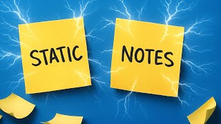Goodbye Glue! Meet Static Notes: The Future of Sticky Notes