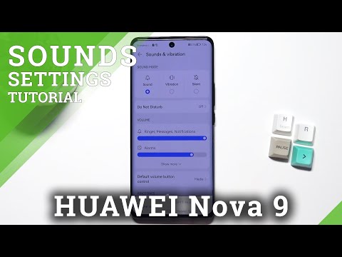 How to Disable Ringtone Volume on HUAWEI Nova 9 - Sound Settings