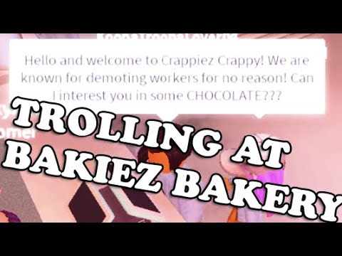 Roblox Trolling At Bakiez Bakery Cafe смотреть онлайн на -