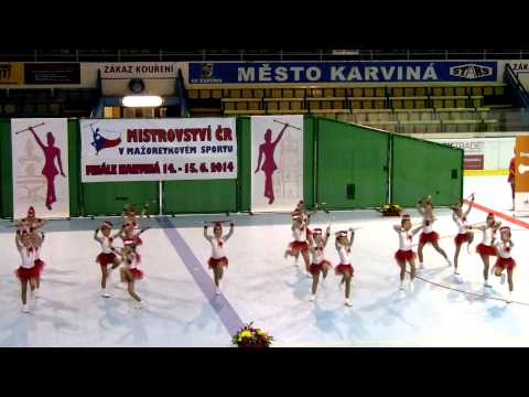 Mažoretky Elité Bambíno 4.místo na MČR v Karviné
