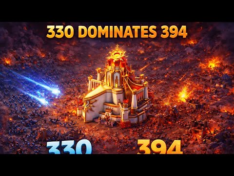 Unstoppable 330 vs 394 | Full SvS Fight#whiteoutsurvival #svs #gamer 