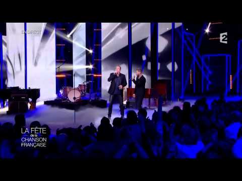 Hallyday, Garou, M.Pokora et Bruel - Fête de la Chanson Française 2014