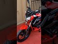 Tvs Rider 125cc 1st Delivery Red Black Shorts