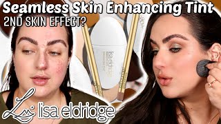 NEW LISA ELDRIDGE SEAMLESS SKIN ENHANCING TINT REVIEW & WEAR TEST! + SCULPT & SHADE LIP PENCIL!