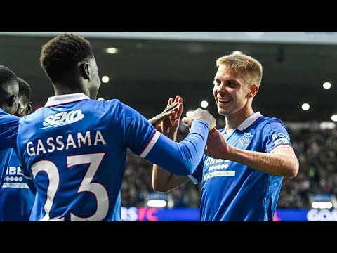 Oliver Antman Rangers Debut vs Viktoria Plzen 2025