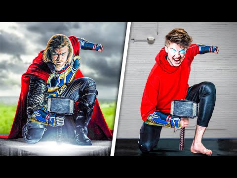 We Tried THOR Stunts In Real Life - Challenge