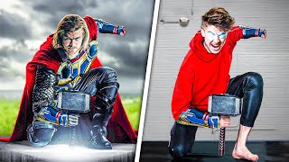 We Tried THOR Stunts In Real Life - Challenge