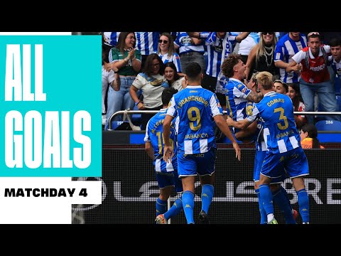 ALL the GOALS from MATCHDAY 4 of LALIGA HYPERMOTION 2025/26