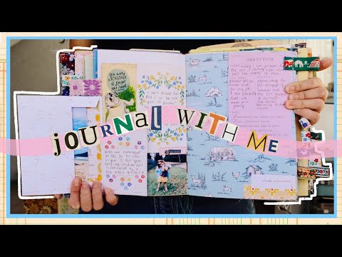 junk journal with me  process video ideas tips