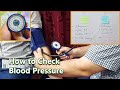 How To Check Blood Pressure By Using Manual BP Apparatus Aneroid Sphygmomanometer