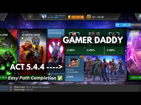 Act 5.4.4 ‼️Easy Path Completion ✅| Road to Cavalier| Marvel Contest Of Champions Gameplay #mcoc