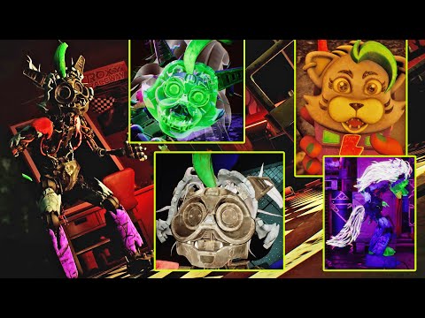 FNAF: Security Breach Ruin DLC - Broken Roxy Boss Fight - All Roxy Scenes & Jumpscares